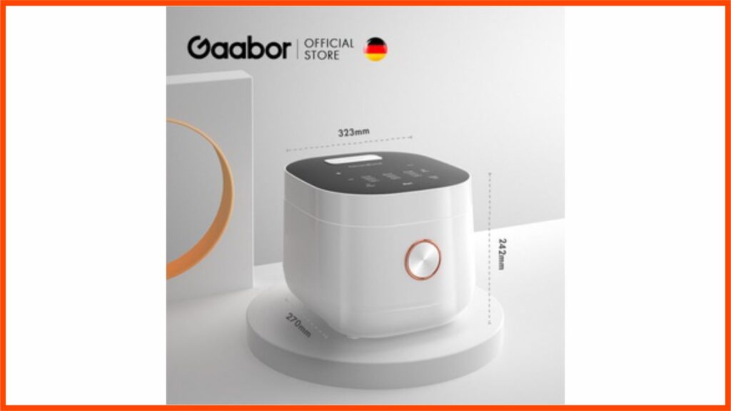 gaabor multifunction rice cooker steamer gr-s30b