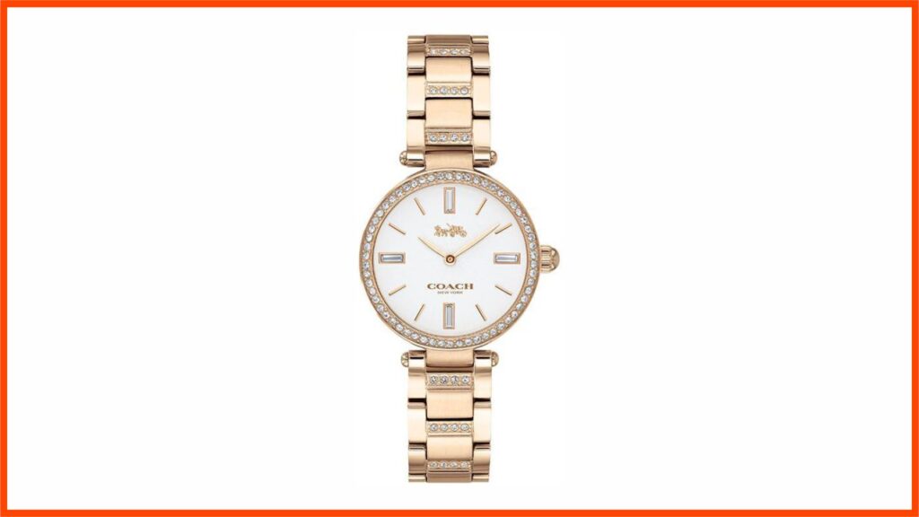 jam coach wanita park carnation gold womens watch