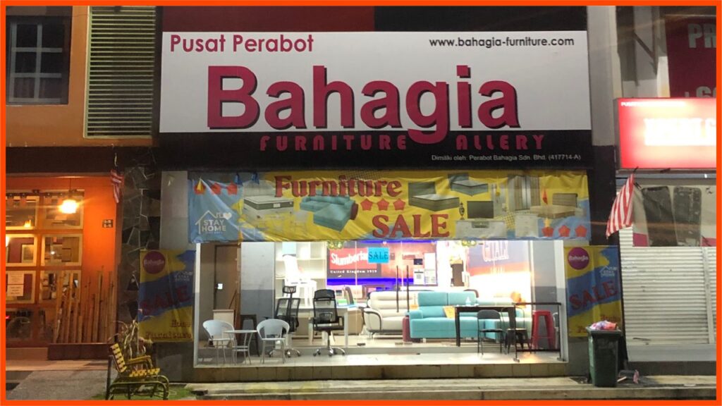 kedai perabot bangi bahagia furniture gallery @ taman sri bangi, bangi