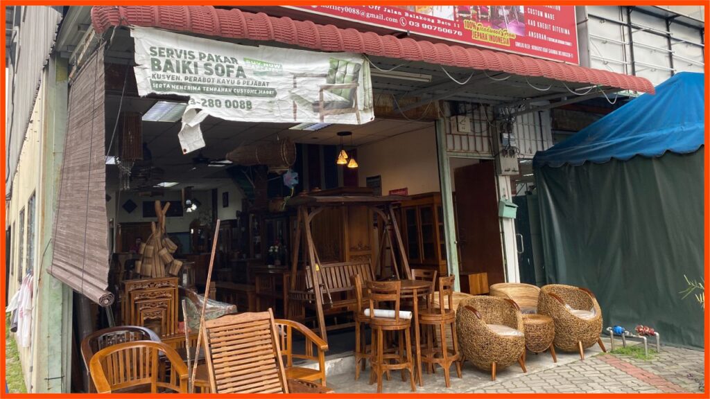 kedai perabot cheras perabot jati kita & kraf sarawak