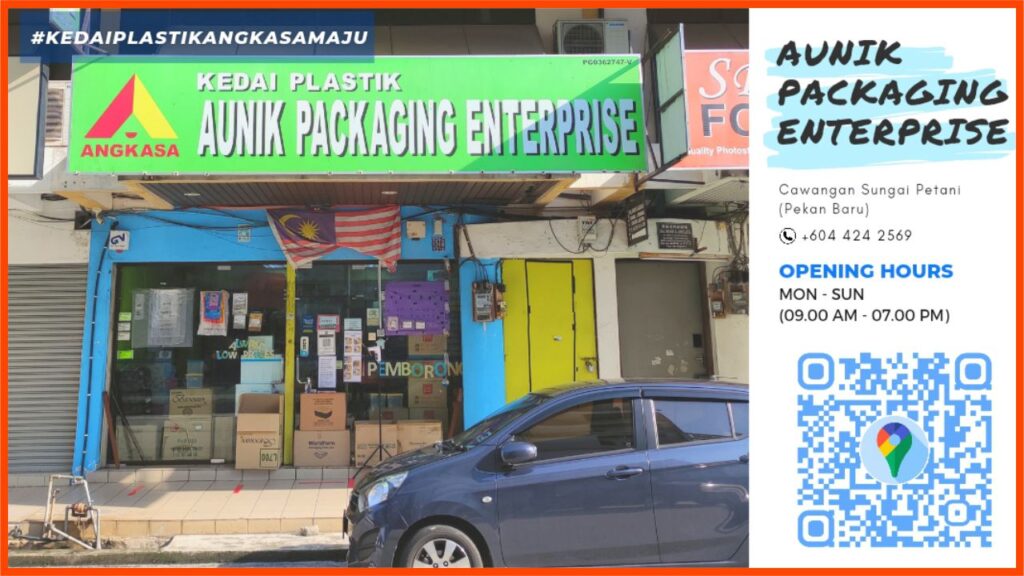 kedai plastik sungai petani terbaik aunik packaging enterprise