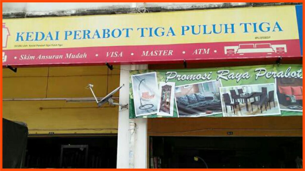 kedai perabot seri kembangan kedai perabot tiga puluh tiga