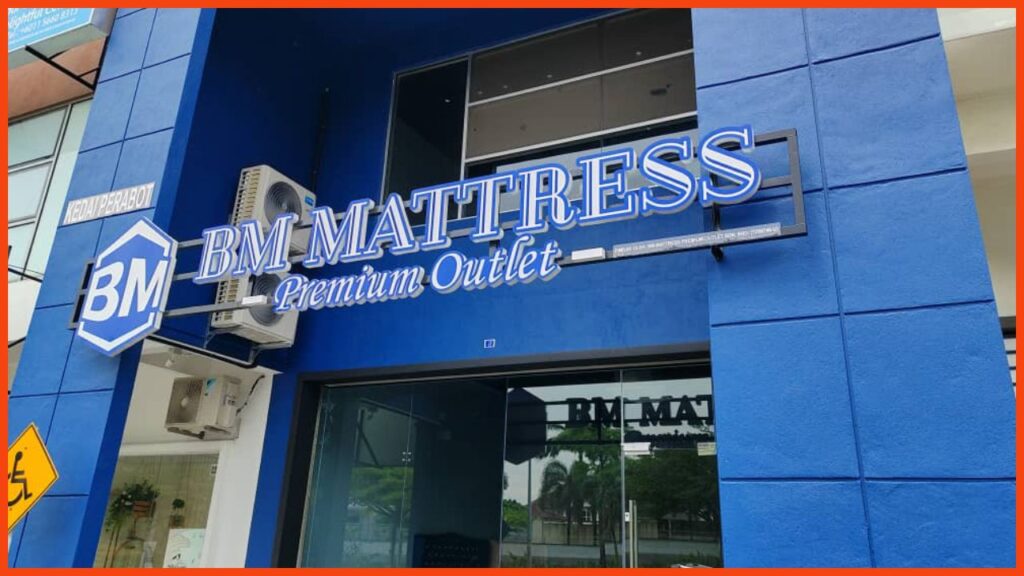 kedai tilam johor bahru bm mattress premium outlet-taman molek (2nd branch)