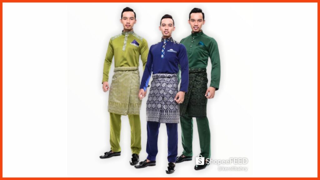 kedai baju kuala lumpur baju melayu slim fit keroll bahry