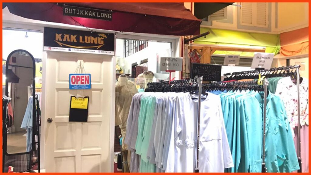 kedai baju kuala lumpur butik kak long