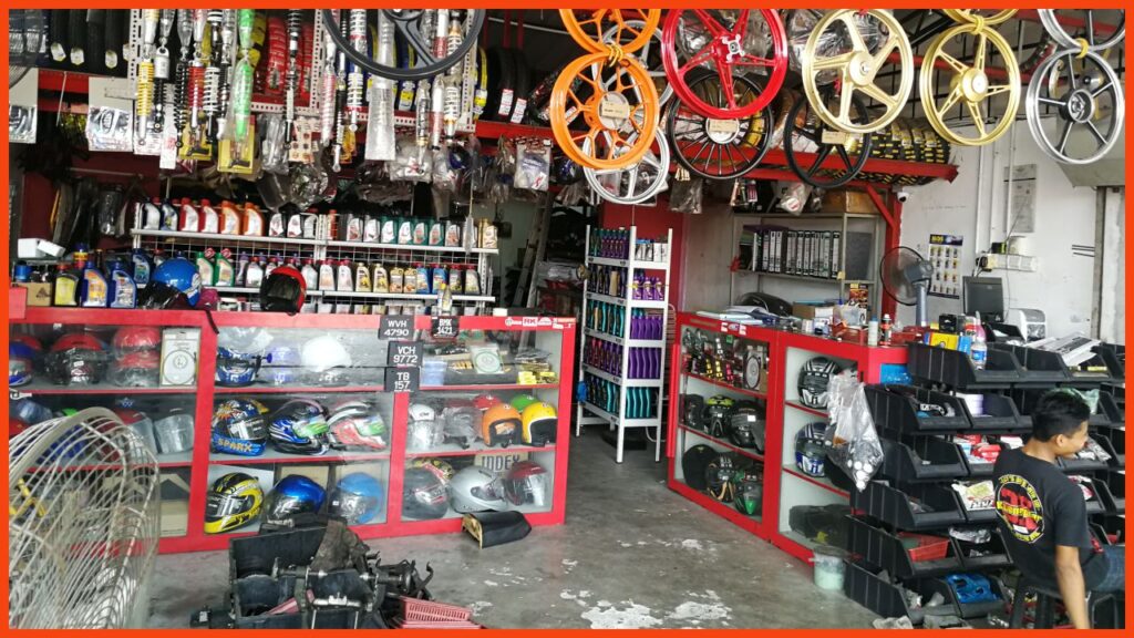 kedai helmet shah alam weilmat motor membaiki dan alat ganti motosikal