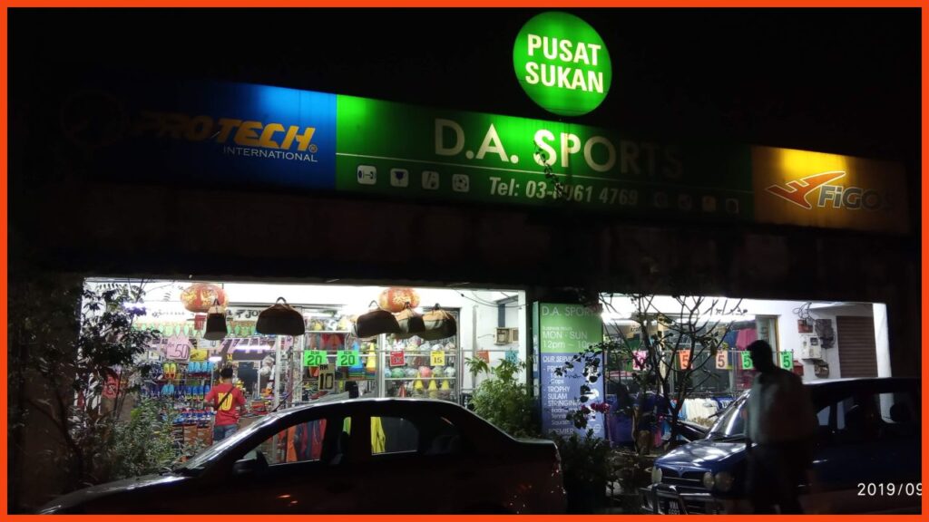 kedai kasut bola d. a. sports