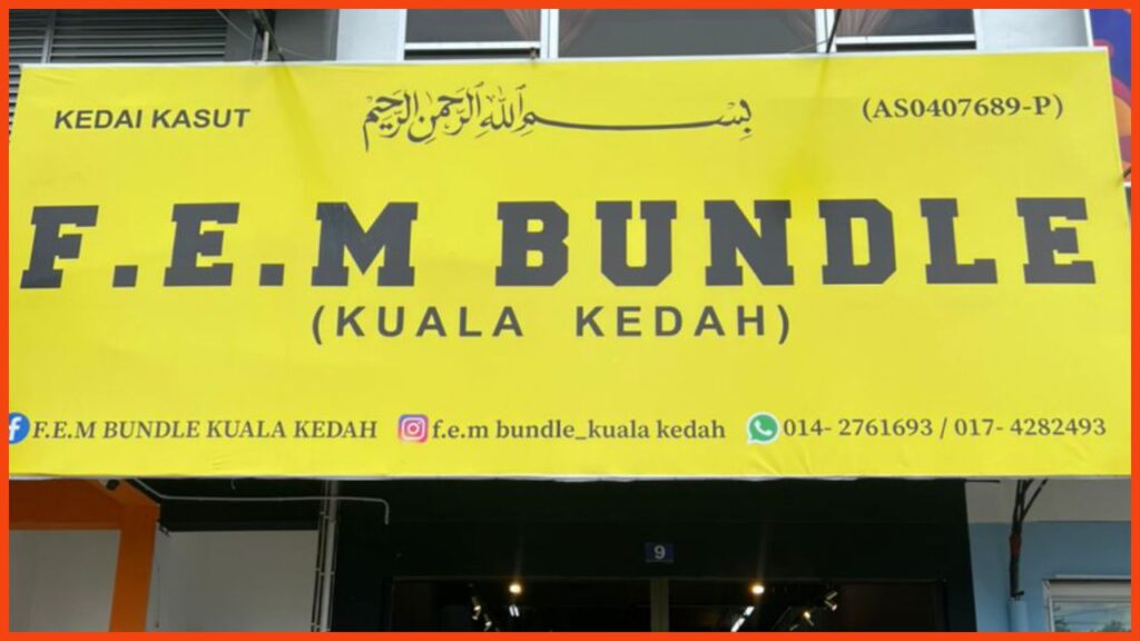 kedai kasut bundle f.e.m bundle (kuala kedah)