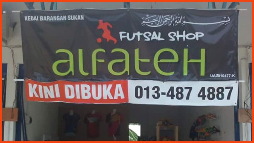 kedai kasut futsal alfateh futsal shop