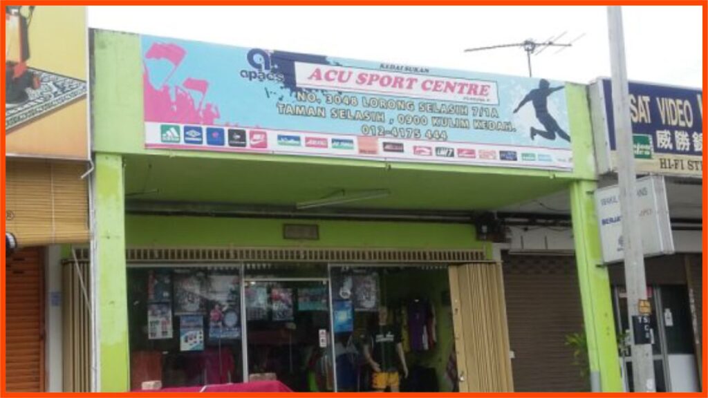 kedai kasut sukan acu sport center