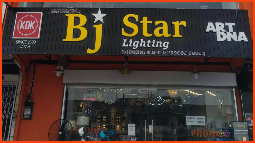 kedai lampu johor jaya bj star lighting