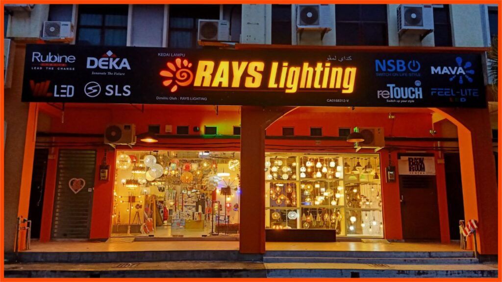 kedai lampu kuantan kedai lampu rays lighting