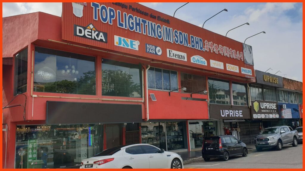 kedai lampu melaka top lighting sdn bhd