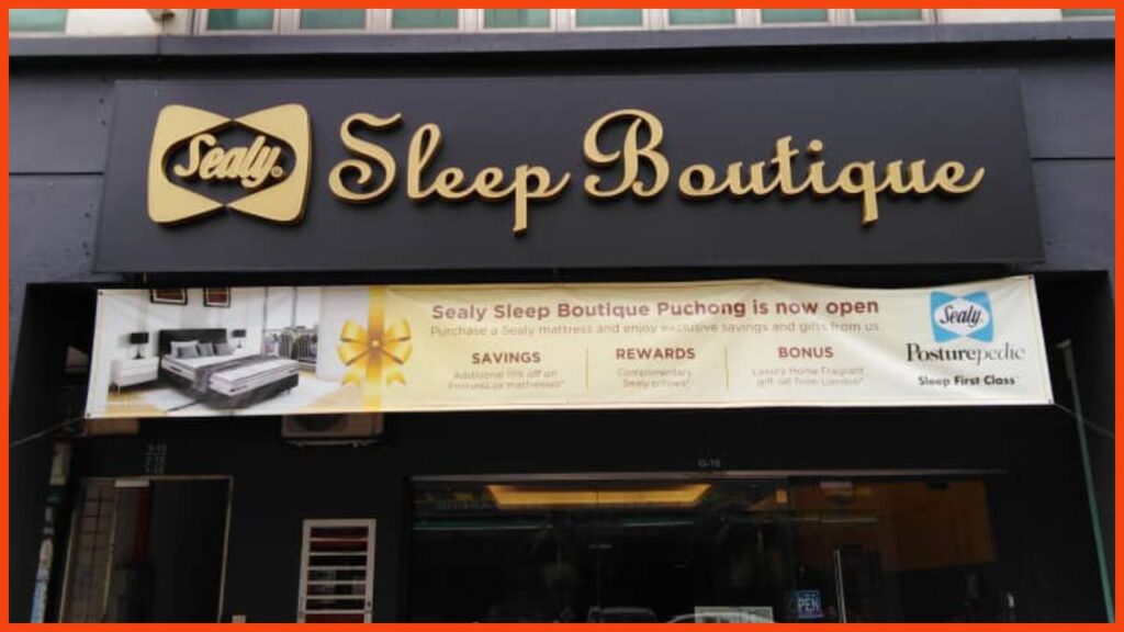 kedai tilam puchong sealy sleep boutique puchong