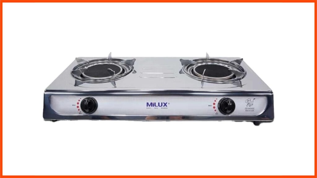 dapur gas stainless steel terbaik milux mss-8122ir