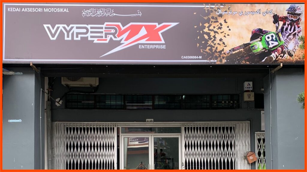 kedai helmet kuantan vyper mx store