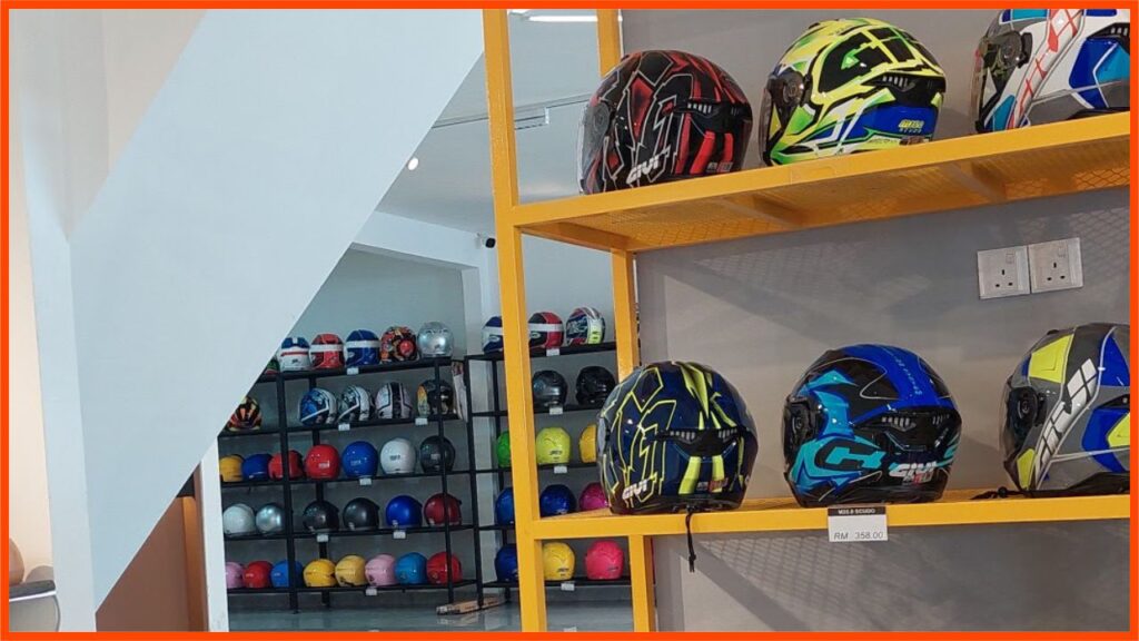 kedai helmet penang wuway motor