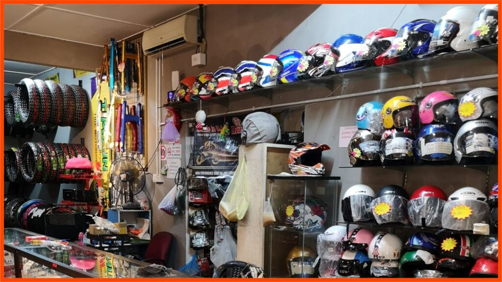 kedai helmet sungai petani khoon heng poh motor