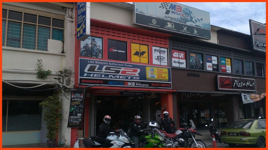 kedai helmet taiping mega bike enterprise