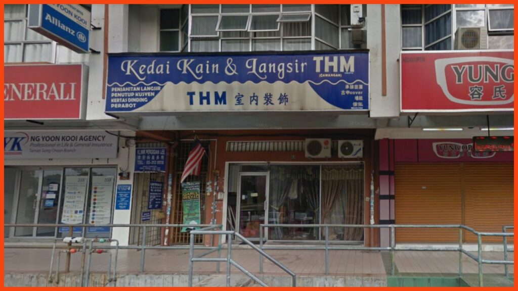 kedai kain & langsir thm medan lapangan legenda