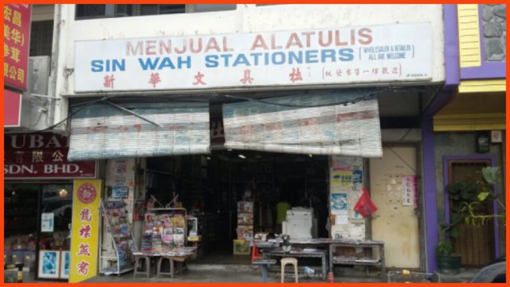 kedai alat tulis johor bahru sin wah stationers