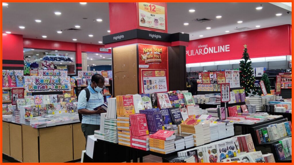 kedai buku popular klang popular bookstore @ aeon mall bukit tinggi