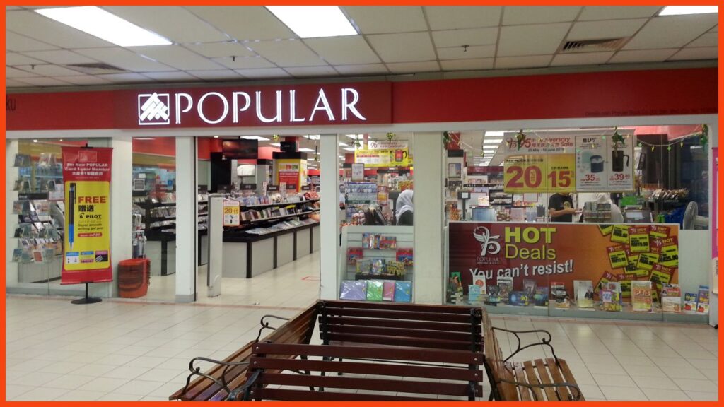 kedai buku popular melaka popular ayer keroh