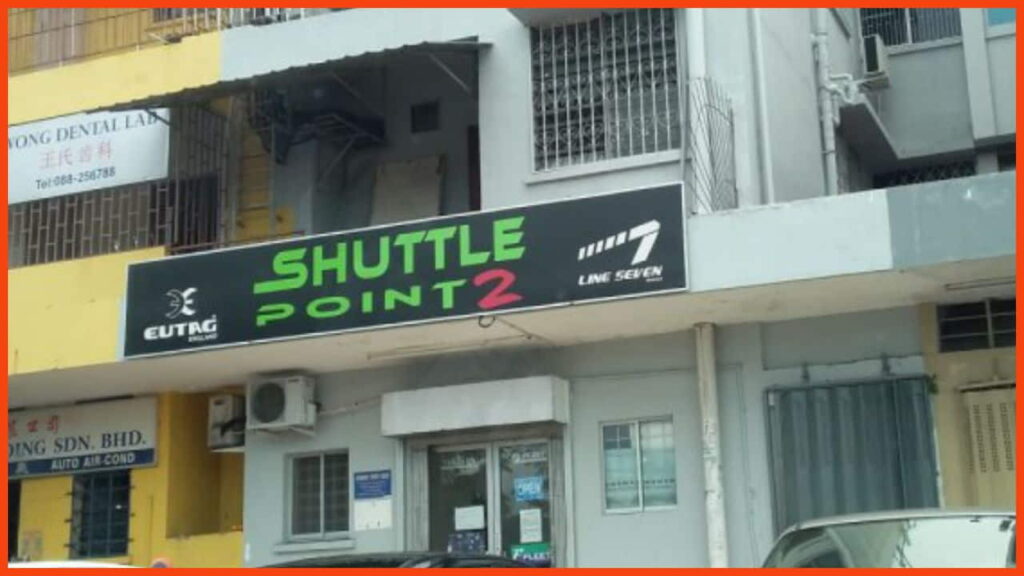 kedai sukan kota kinabalu shuttle point 2