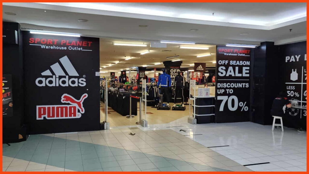 sport planet warehouse outlet (plaza alam sentral)