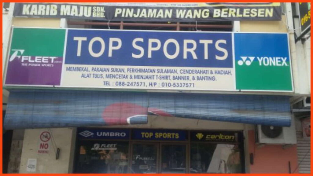 kedai sukan kota kinabalu top sports